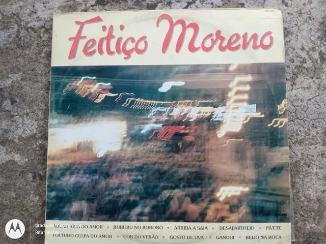 Vinil, Lp, Disco, Feitiço Moreno, vinil está zerado, sem marcas