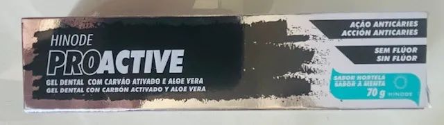 Gel Dental com Carvão Ativado e Aloe Vera Proactive 70g  - Foto 2