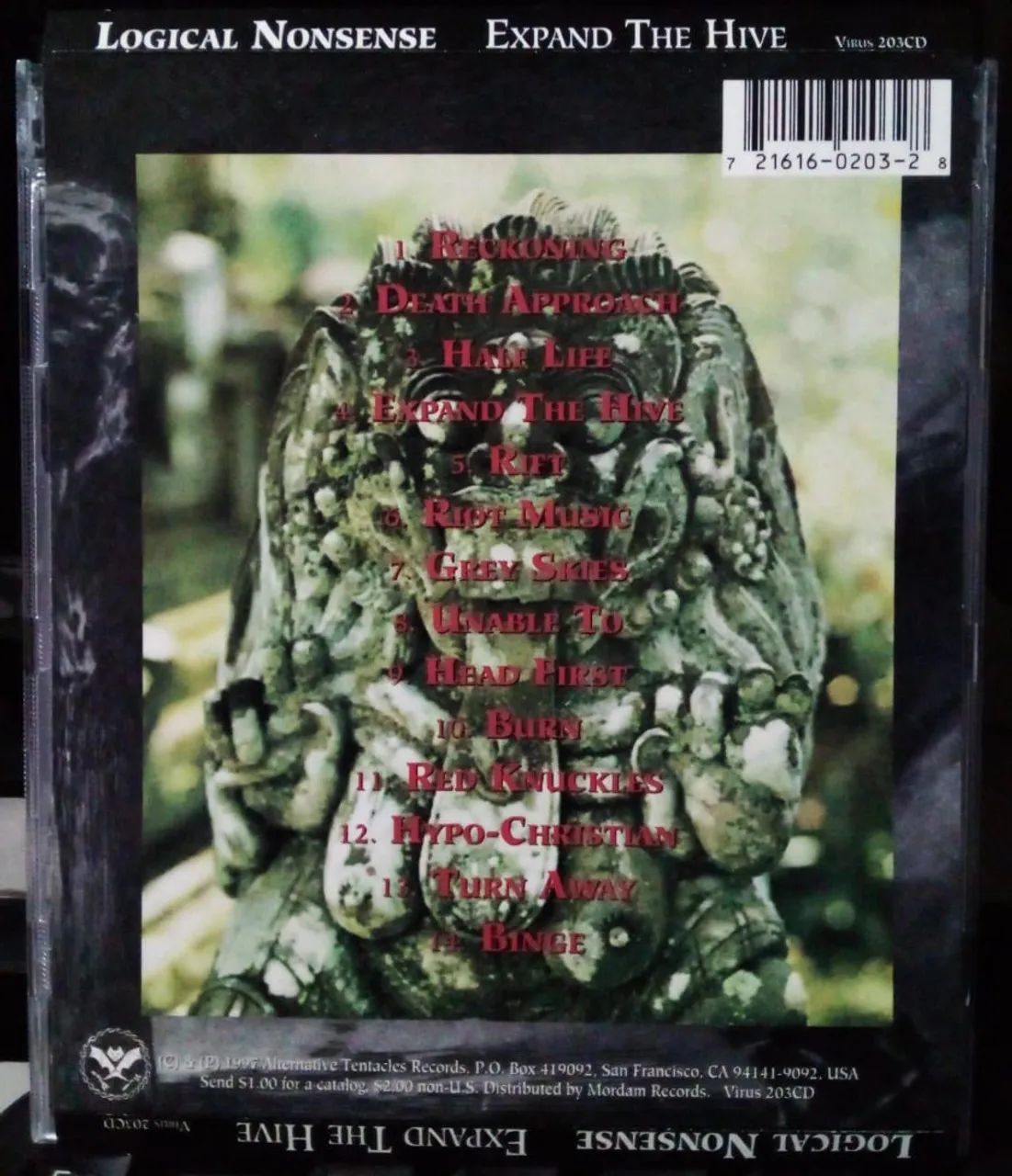 CD Logical Nonsense - Expand The Hive 1997 Alternative Tentacles - Foto 4