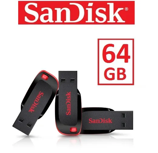 Pen Drive 64 Gb Sandisk Cruzer Blade