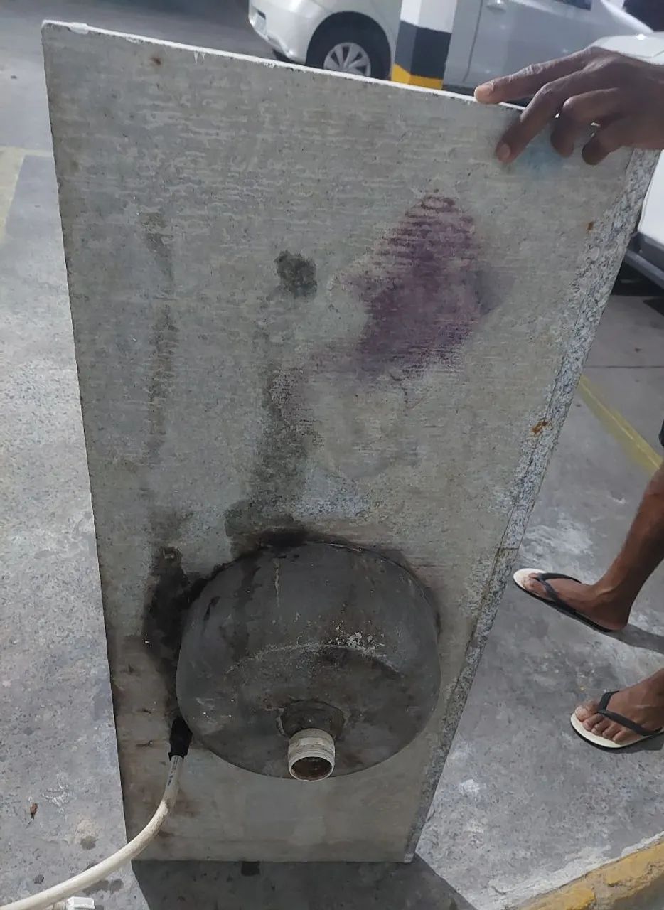 Pia de inox, cuba redonda com granito - Foto 2