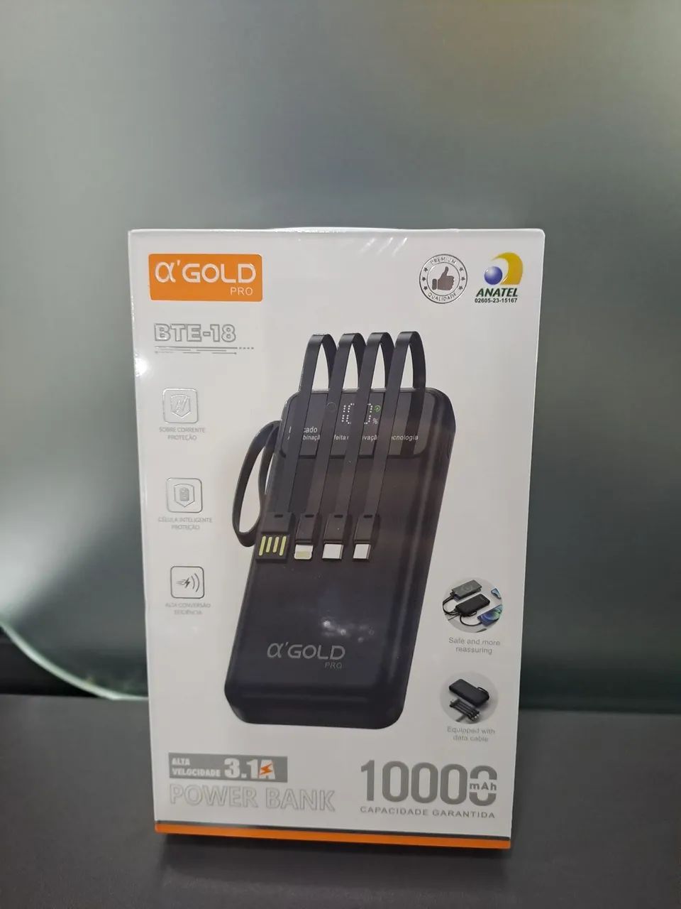 Carregador de celular Power bank BTE-18
