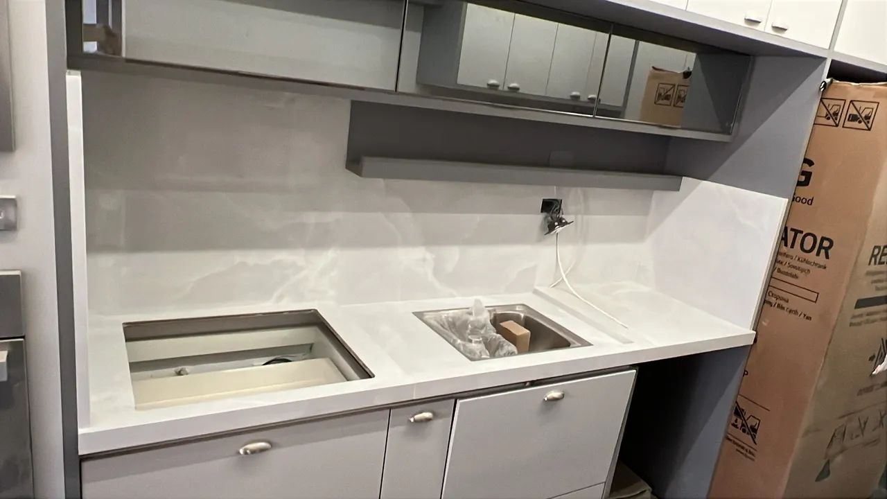 Pia de cozinha em porcelanato  - Foto 2