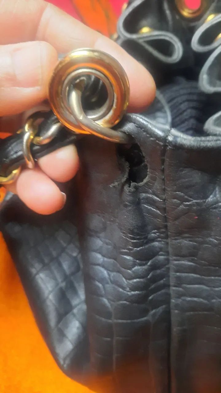 Bolsa de couro feminina  - Foto 3