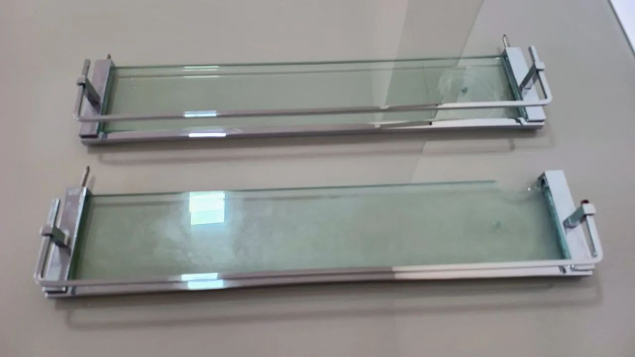 Porta Shampoo de vidro e inox - Foto 2