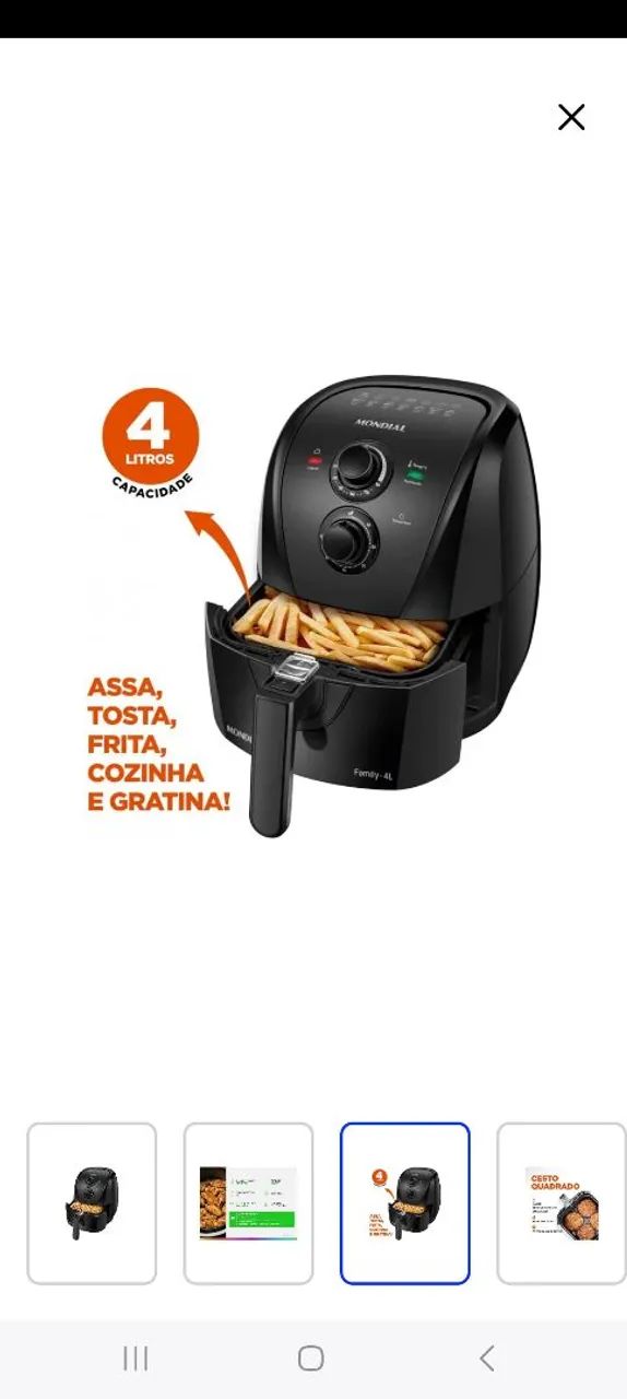 Ayr fryer mondial - Foto 2