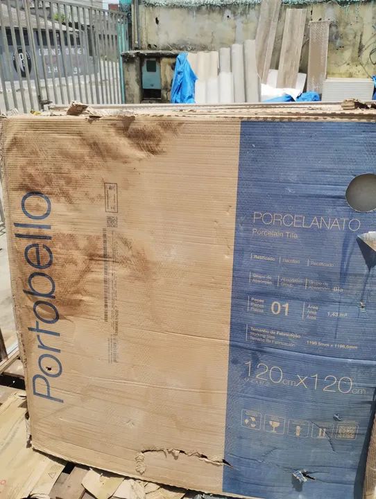 Porcelanato nords ris 120x120 Portobello leia a discrição  - Foto 4