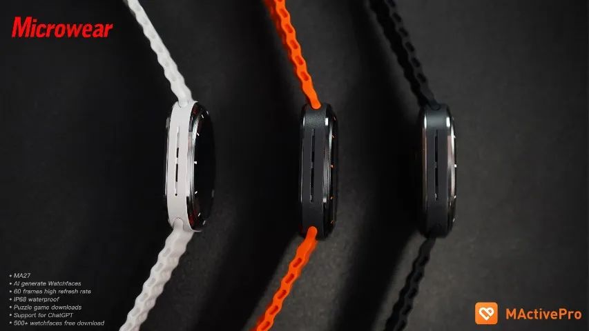 Lançamento 2025 Smartwatch MA27 Microwear, Responde Whatsapp, película+pulseira de brinde - Foto 3