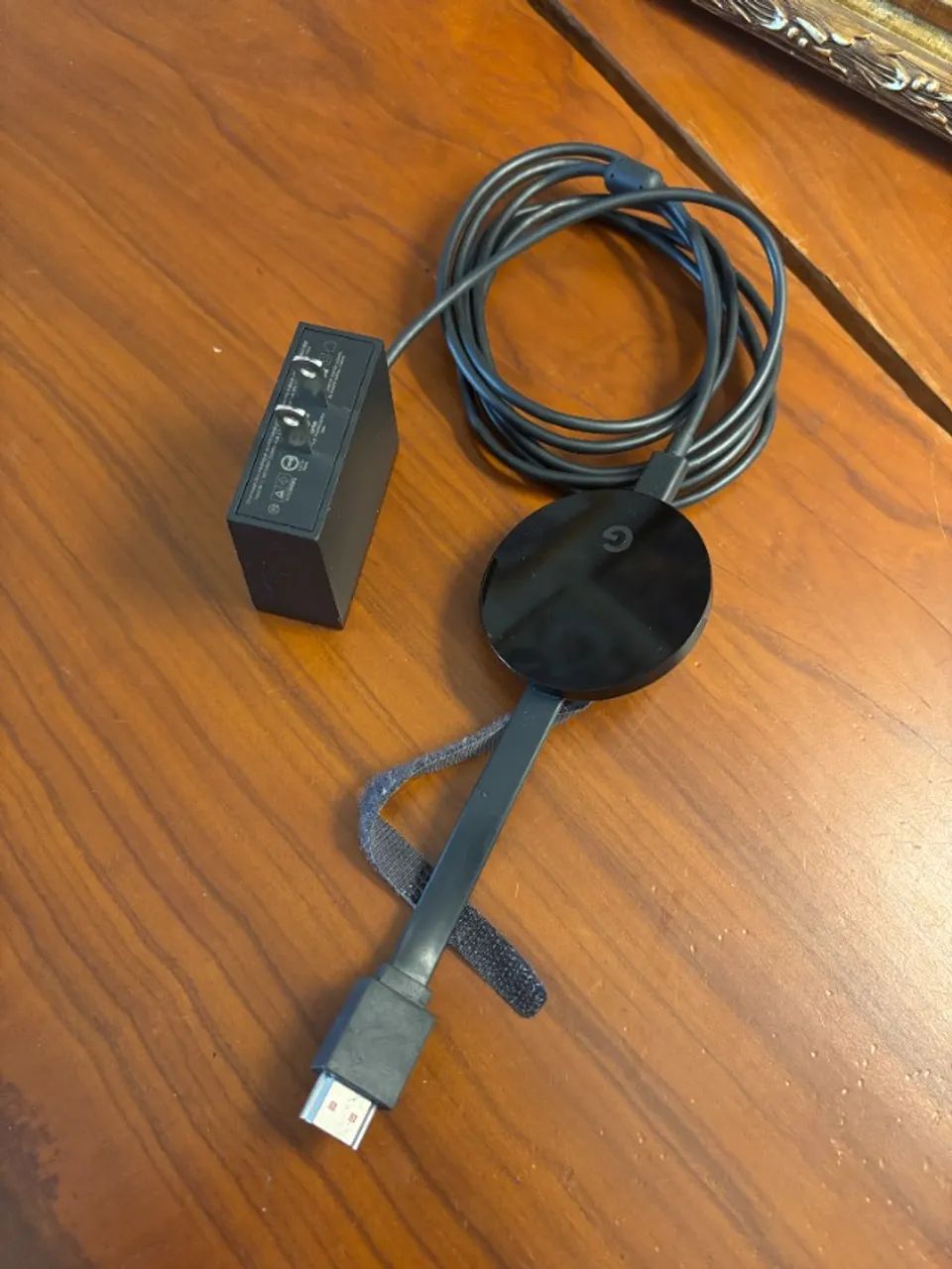 Google Chromecast Media Player Ultra 4k Preto Original Perfeito - Foto 3