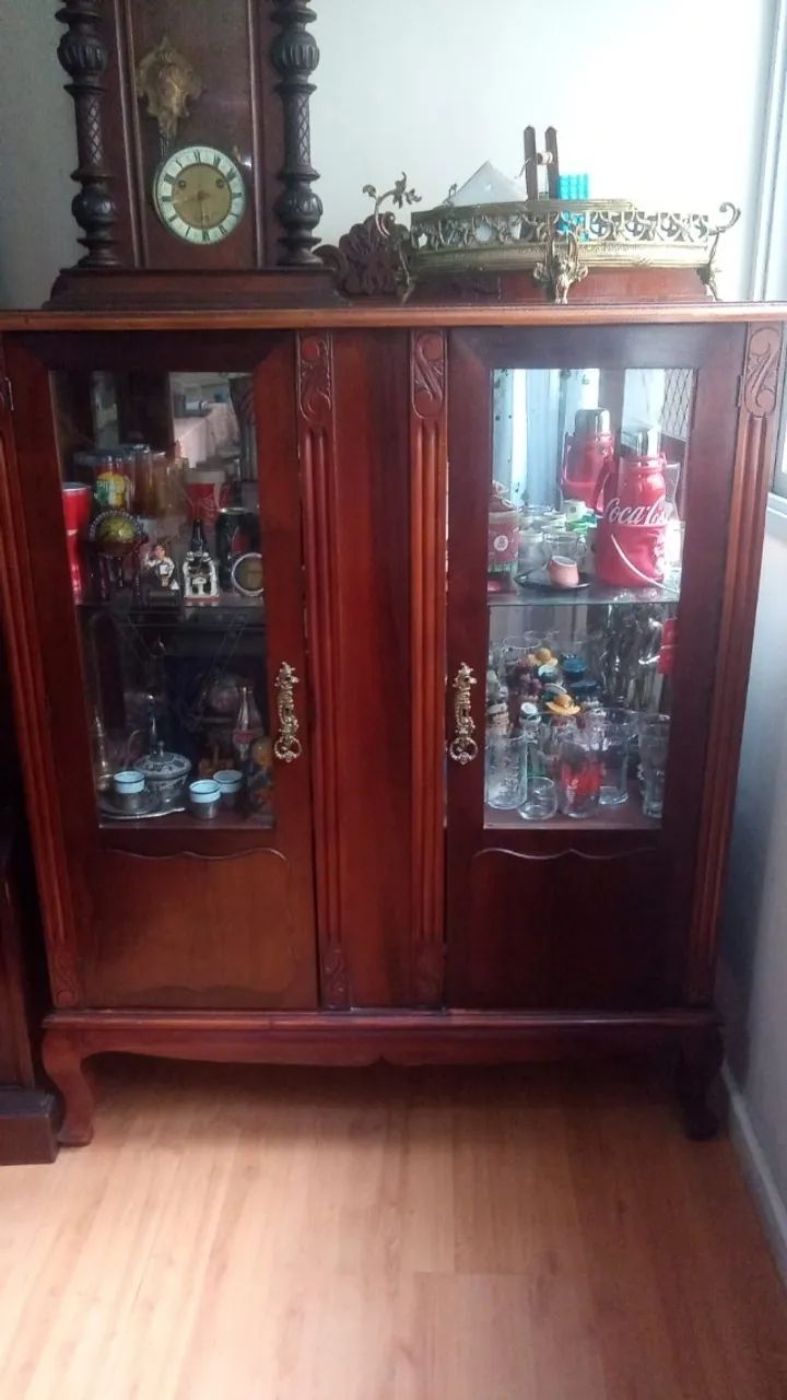 Cristaleira antiga restaurada - Foto 3