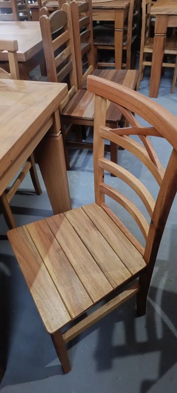 Mesa com 10 cadeiras 2.50x1 $ 4899,00 frete grátis nova e a pronta entrega - Foto 4