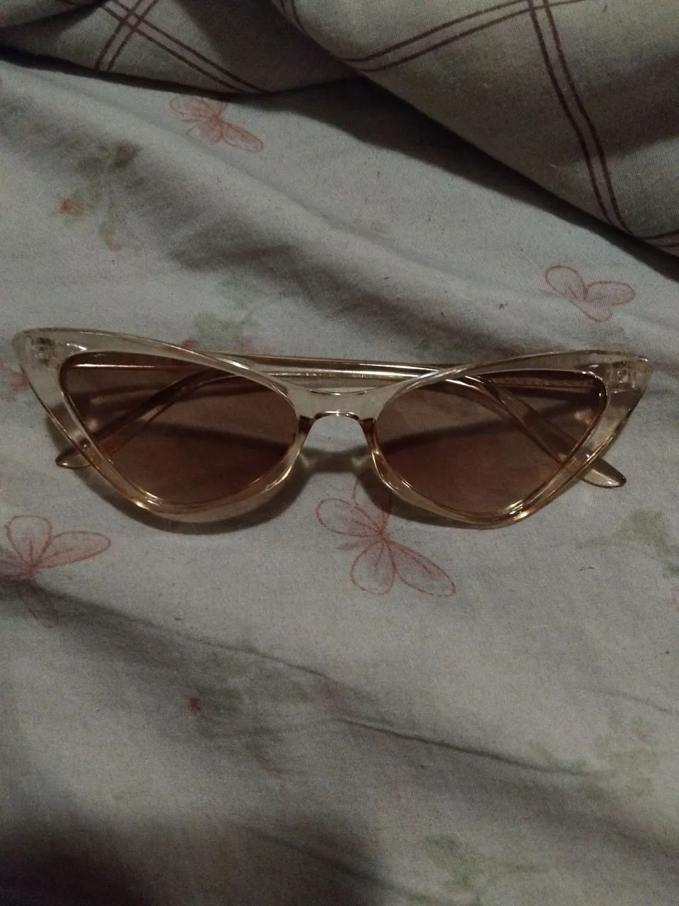 Óculos de Sol Estilo Gatinho Vintage - Novo!