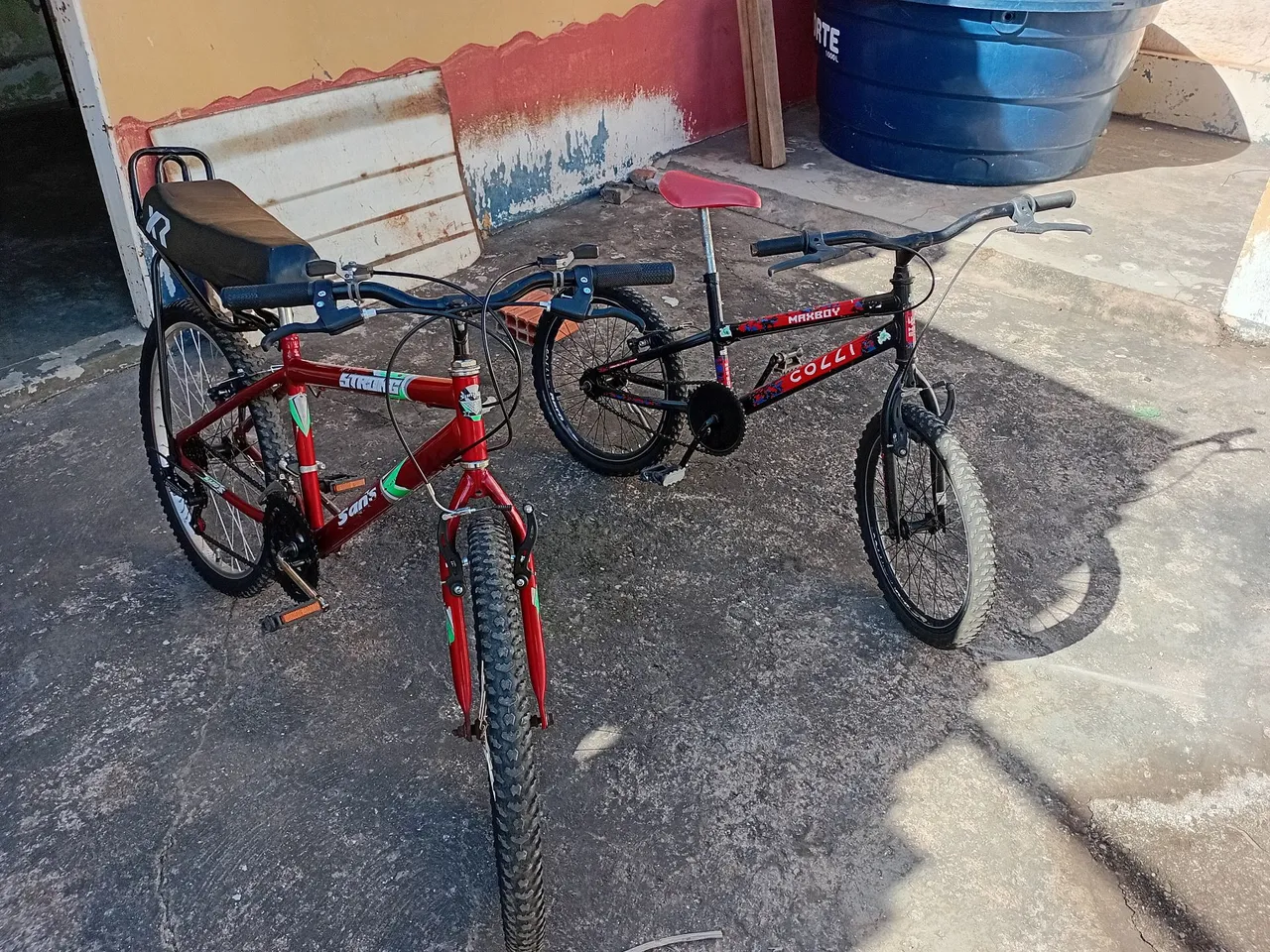 Bicicleta montadinha e Bicicleta para crianças