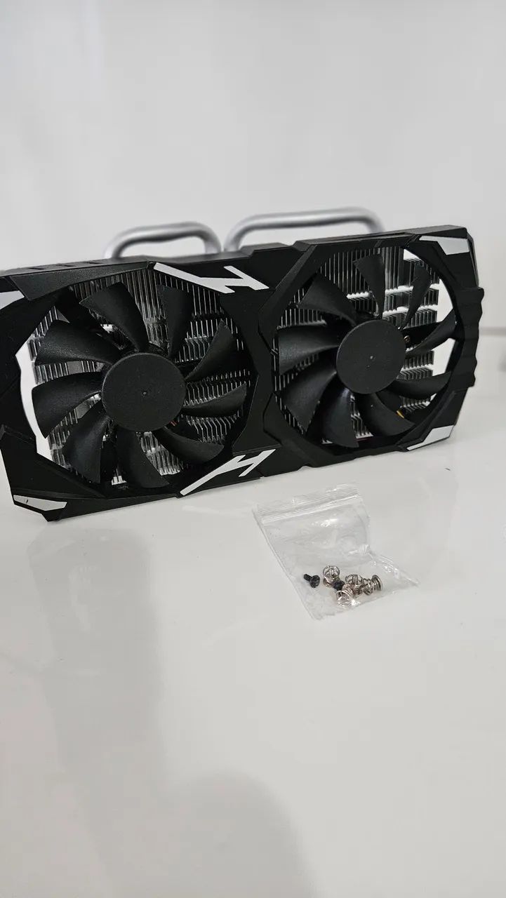Dissipador c/ Cooler p/ Placa de Vídeo  Radeon RX 580