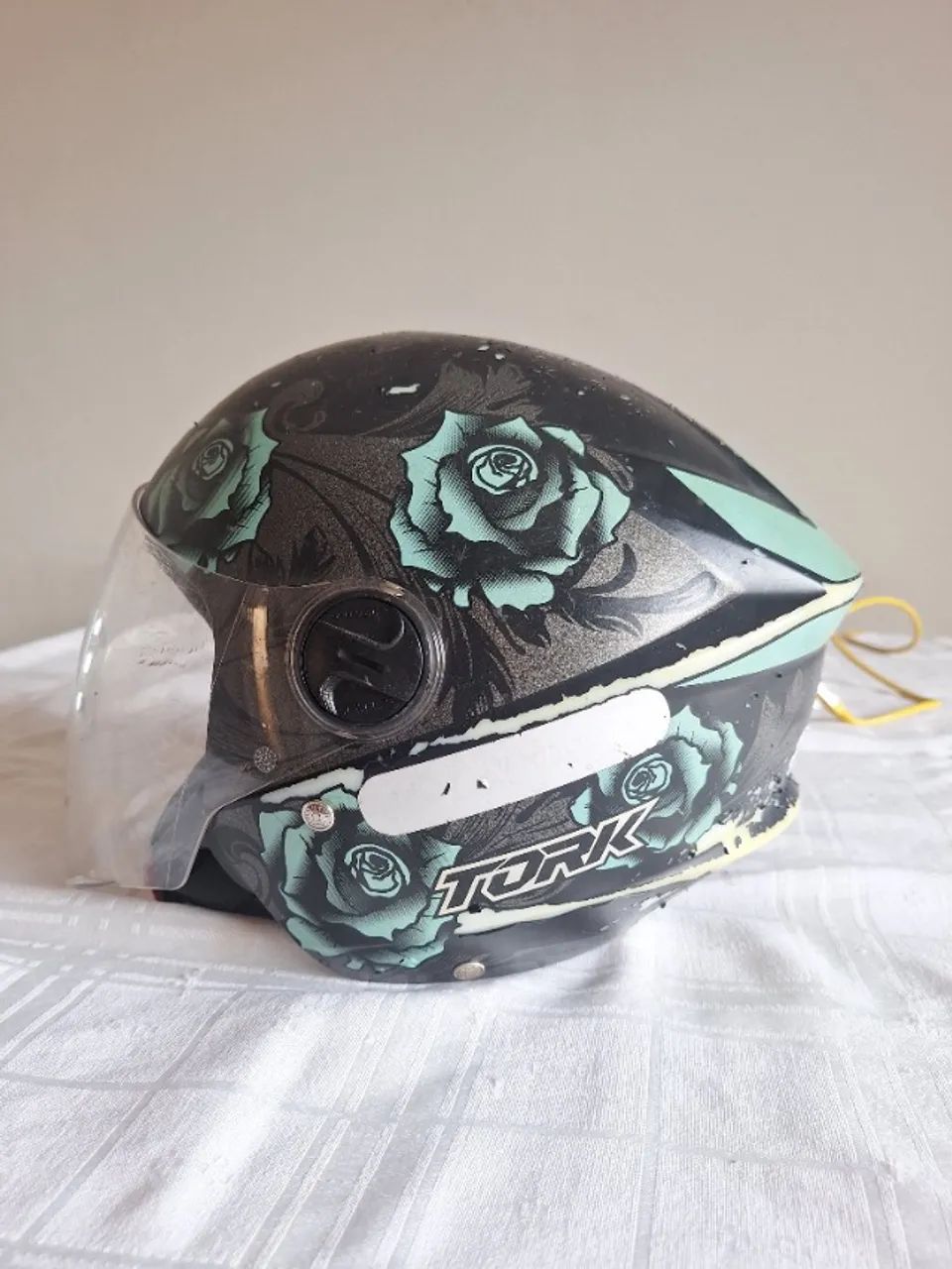 Capacete Aberto Pro Tork New Liberty Three Flowers