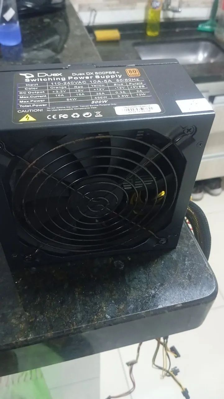 Fonte Duex DX 500FSE+ 500W 80 Plus - Foto 2
