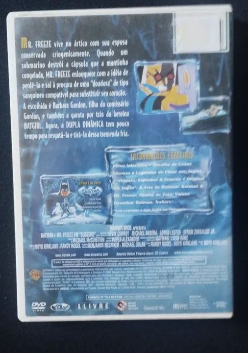 Batman & Mr. Freeze - Abaixo de Zero - DVD - Foto 2