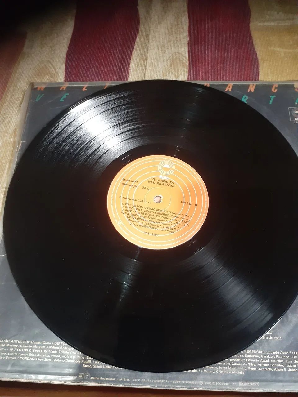 Disco de Vinil Walter Franco - Vela Aberta - Foto 4