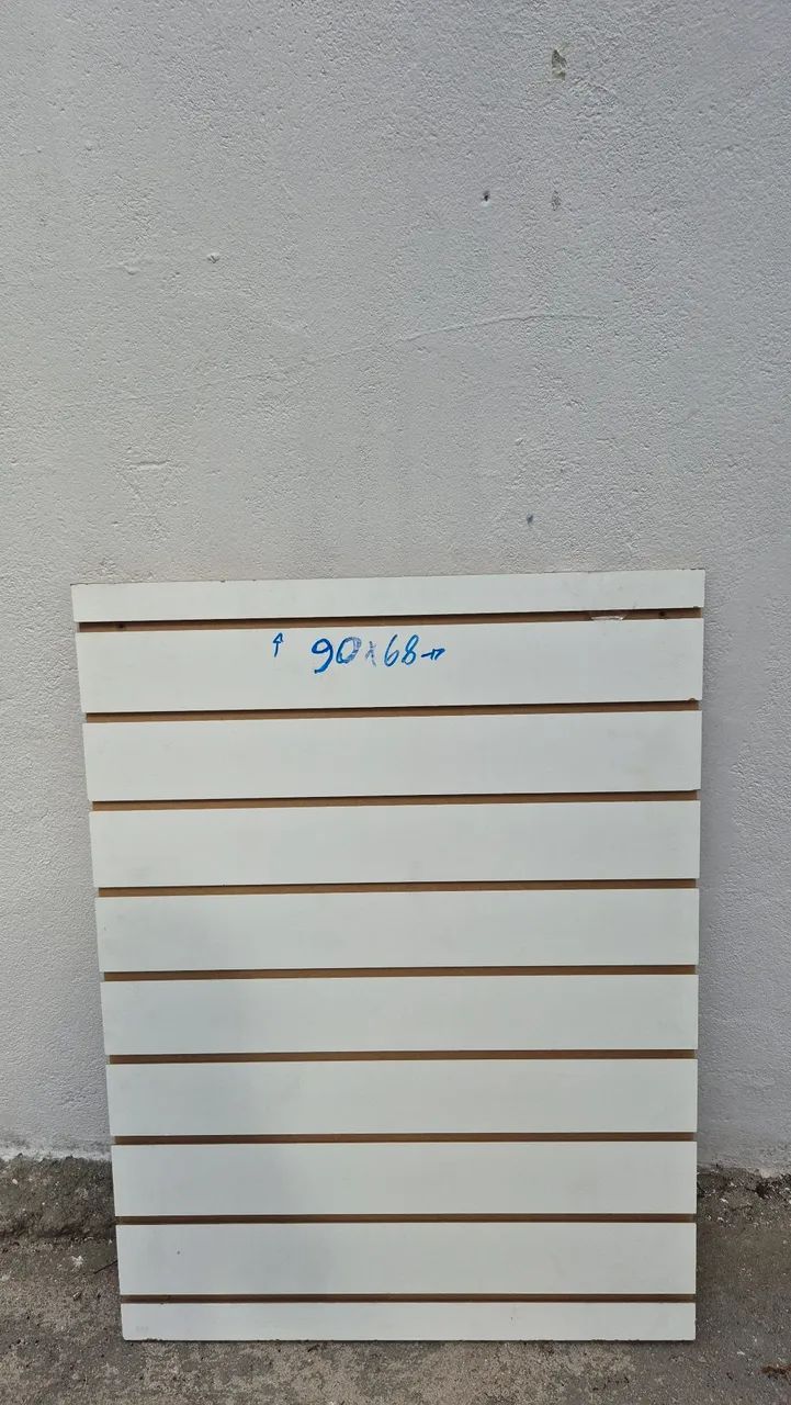 Painel Canaletado Branco MDF - Foto 4