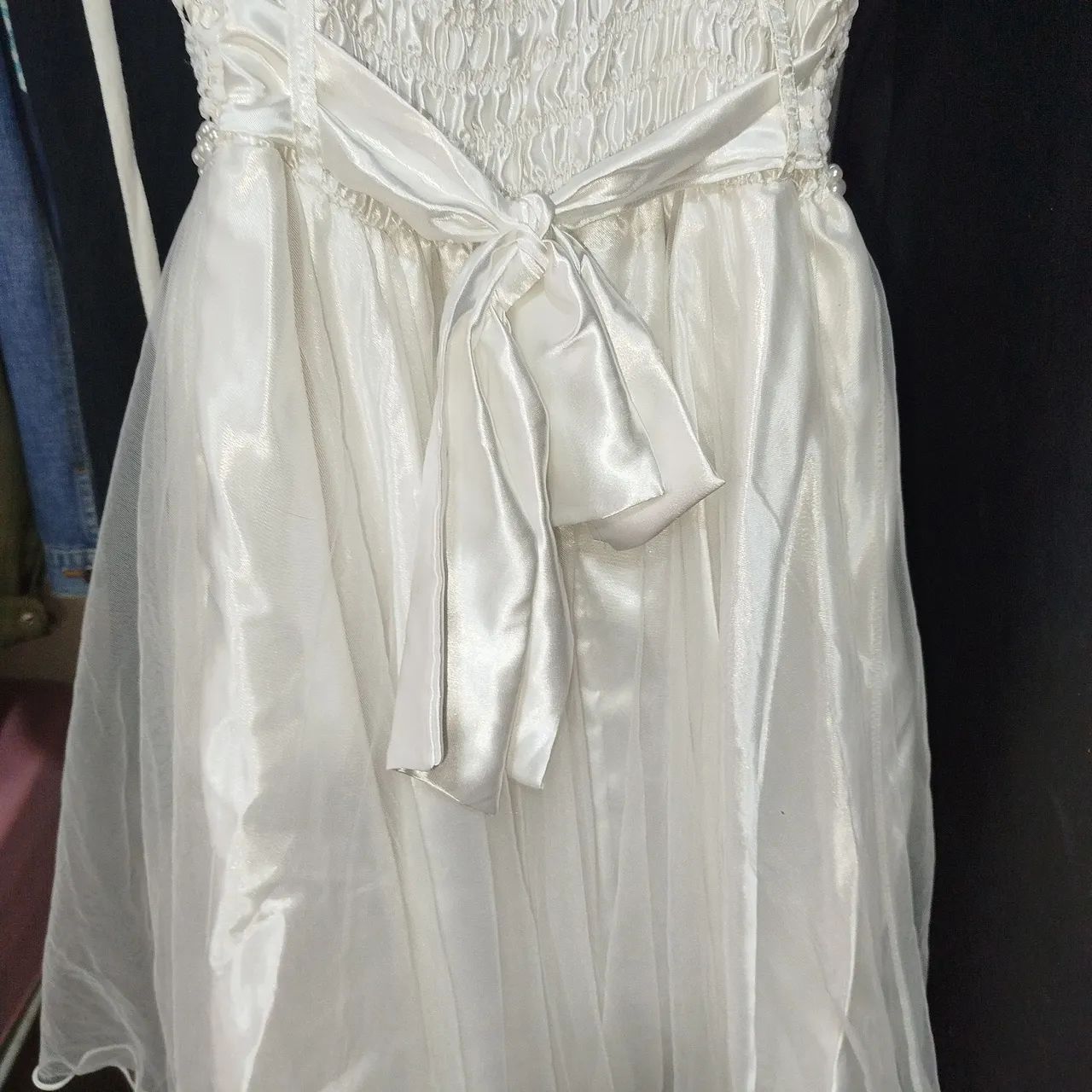 Vestido branco de Primeira comunhão/Crisma/Daminha - Foto 2