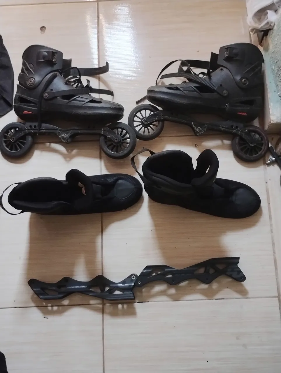 Patins 3 Rodas Off-Road , faço troca também