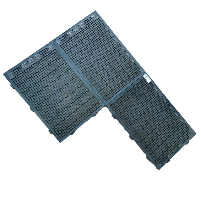 10 Pallet Estrado Preto 60x40x4 Cm Piso Plástico Modular - Foto 2