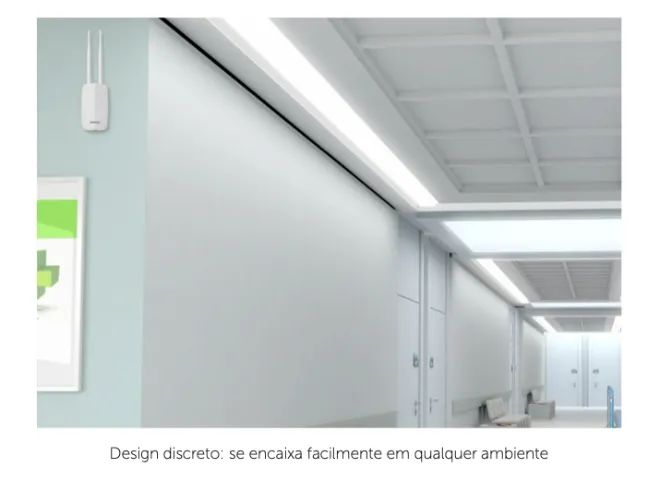 Wireless AP Intelbras Ap300 2 Antenas  - Usado - Foto 3