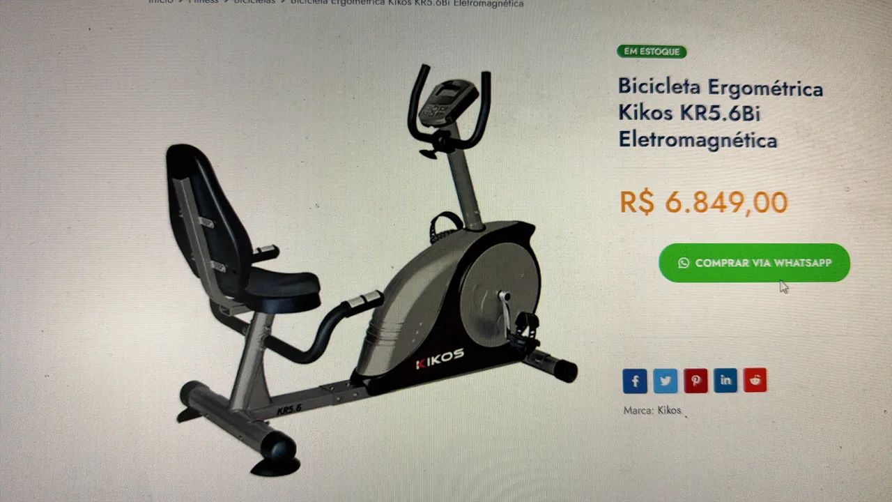 Bike Kiko ergométrica  - Foto 4