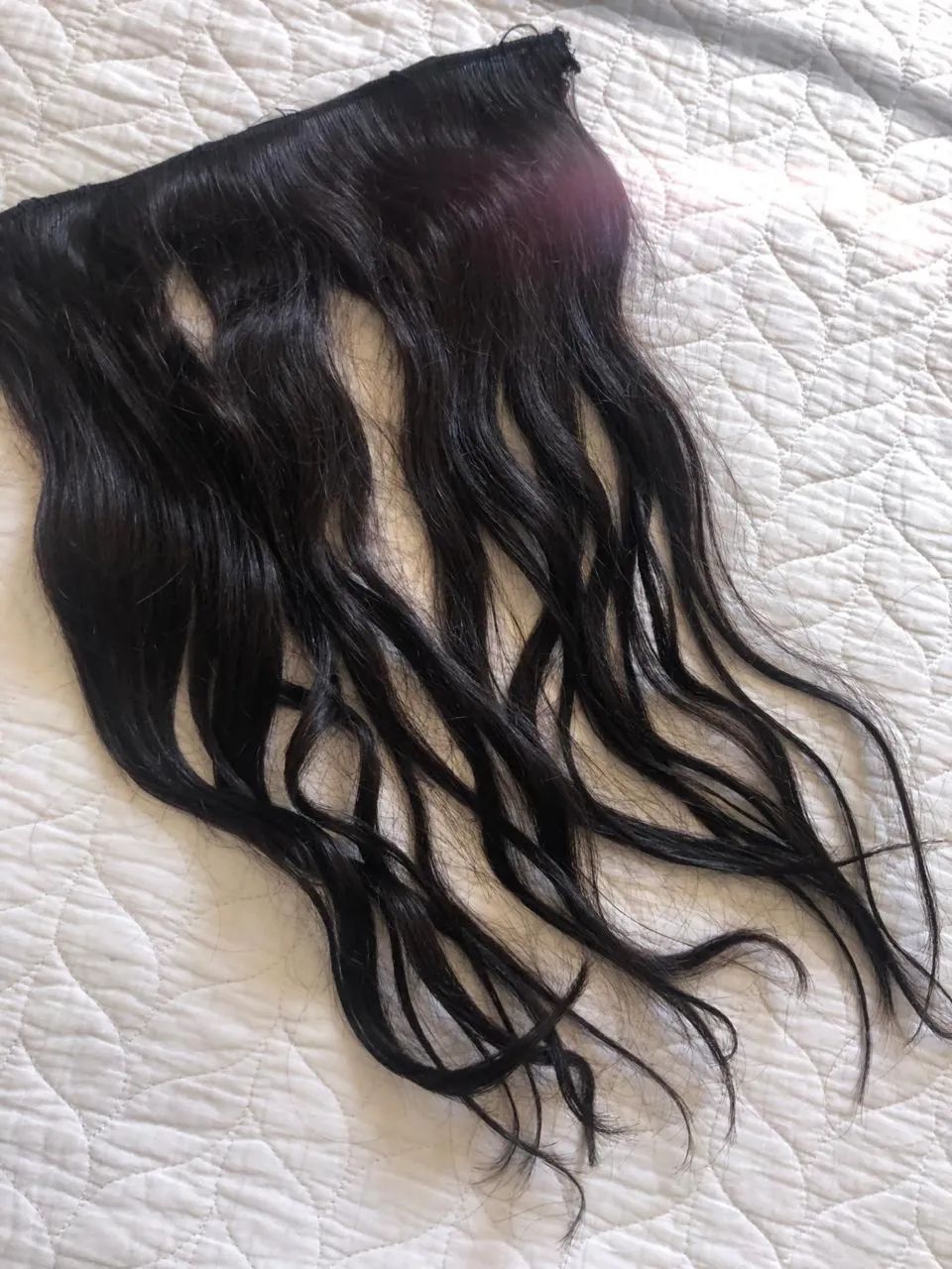 Cabelo humano já no tic tac 