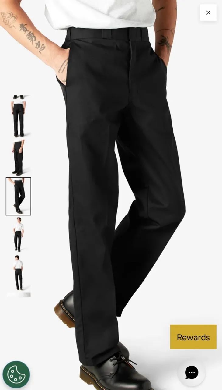 Calça Dickies 874 Work Pants - Preto - Foto 4