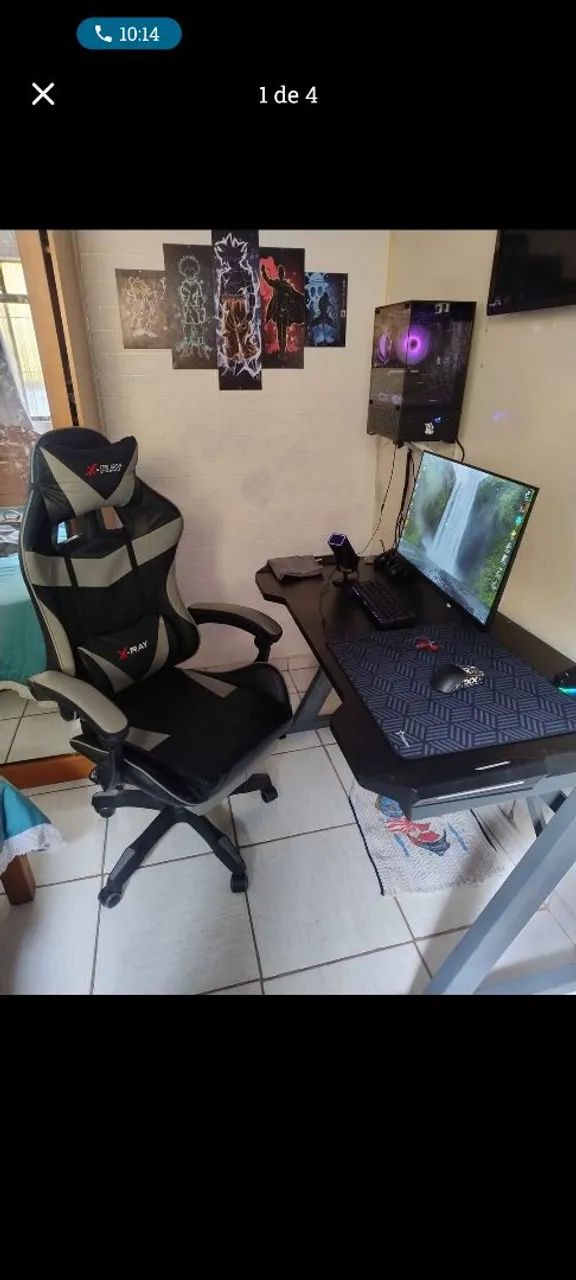 Vendo Pc gamer completo com mesa e cadeira  - Foto 2