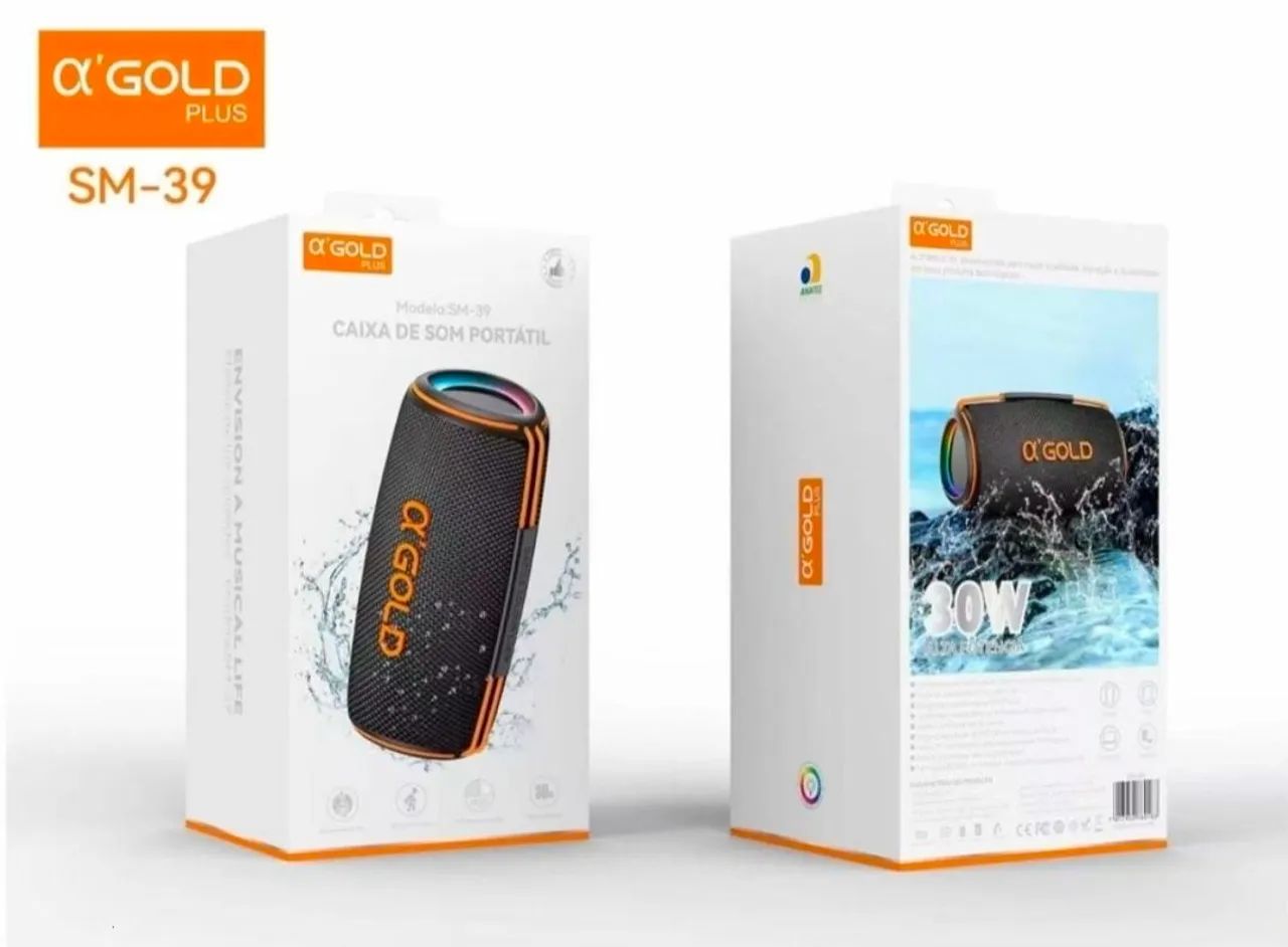 Caixa de som portátil 30w 