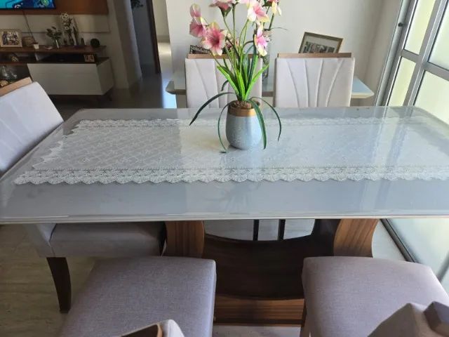 Mesa de jantar 6 cadeiras + aparador  - Foto 5