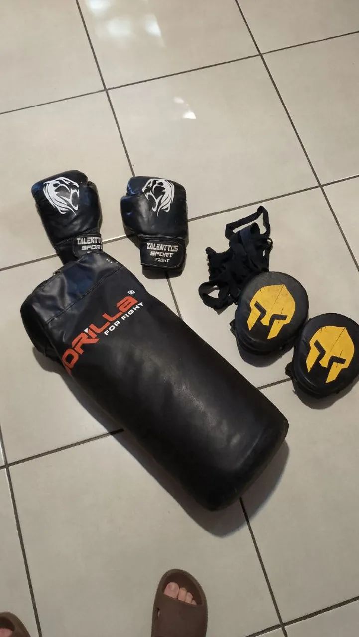 Saco E luvas Boxe/thay