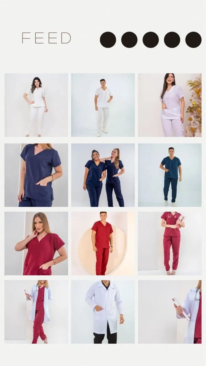 Roupas hospitalares- Scrub