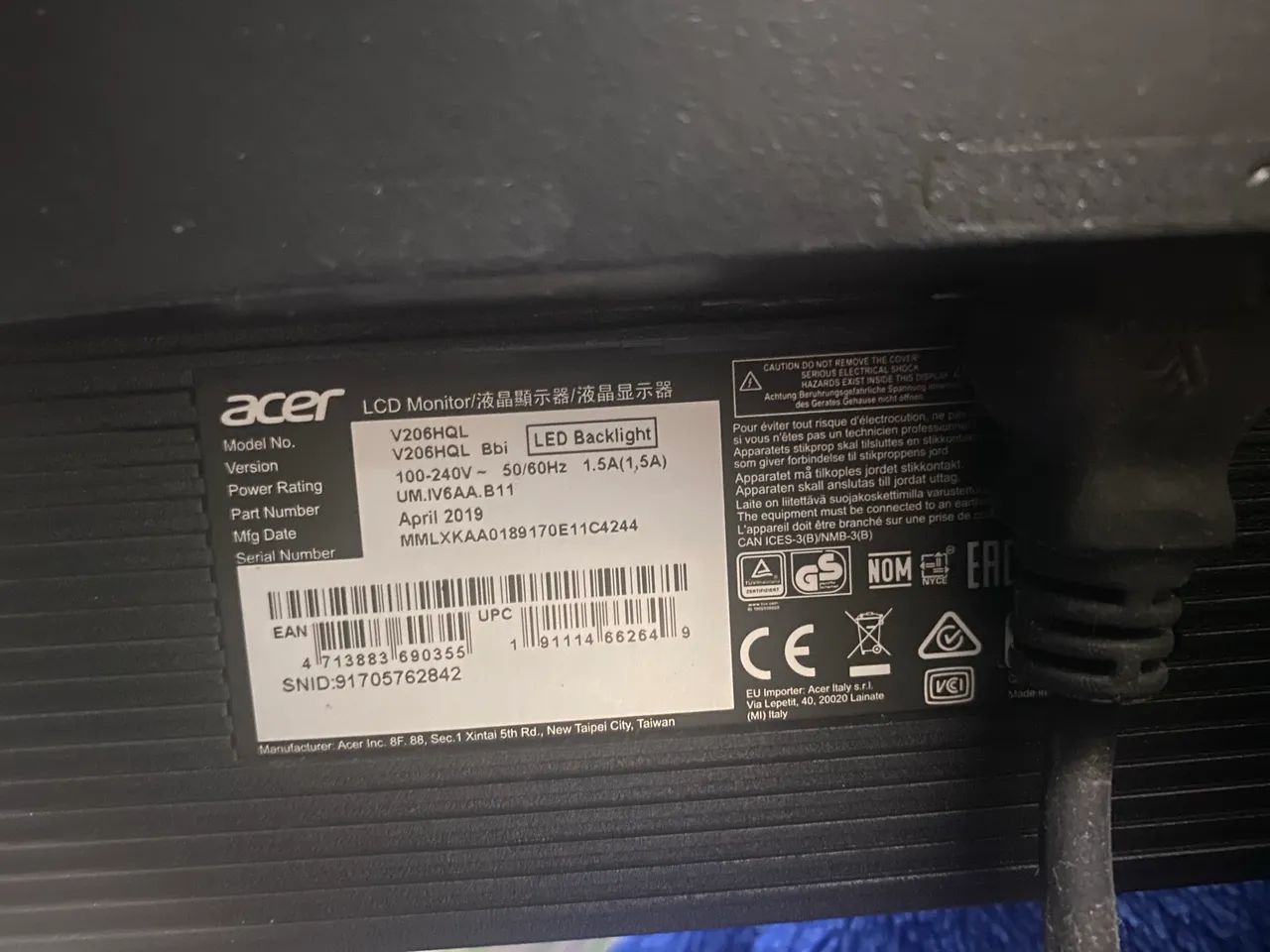 Monitor Acer 19.5? - Foto 2
