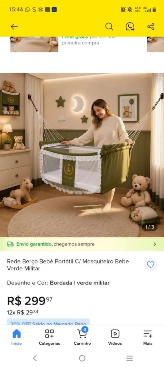 Berço Rede