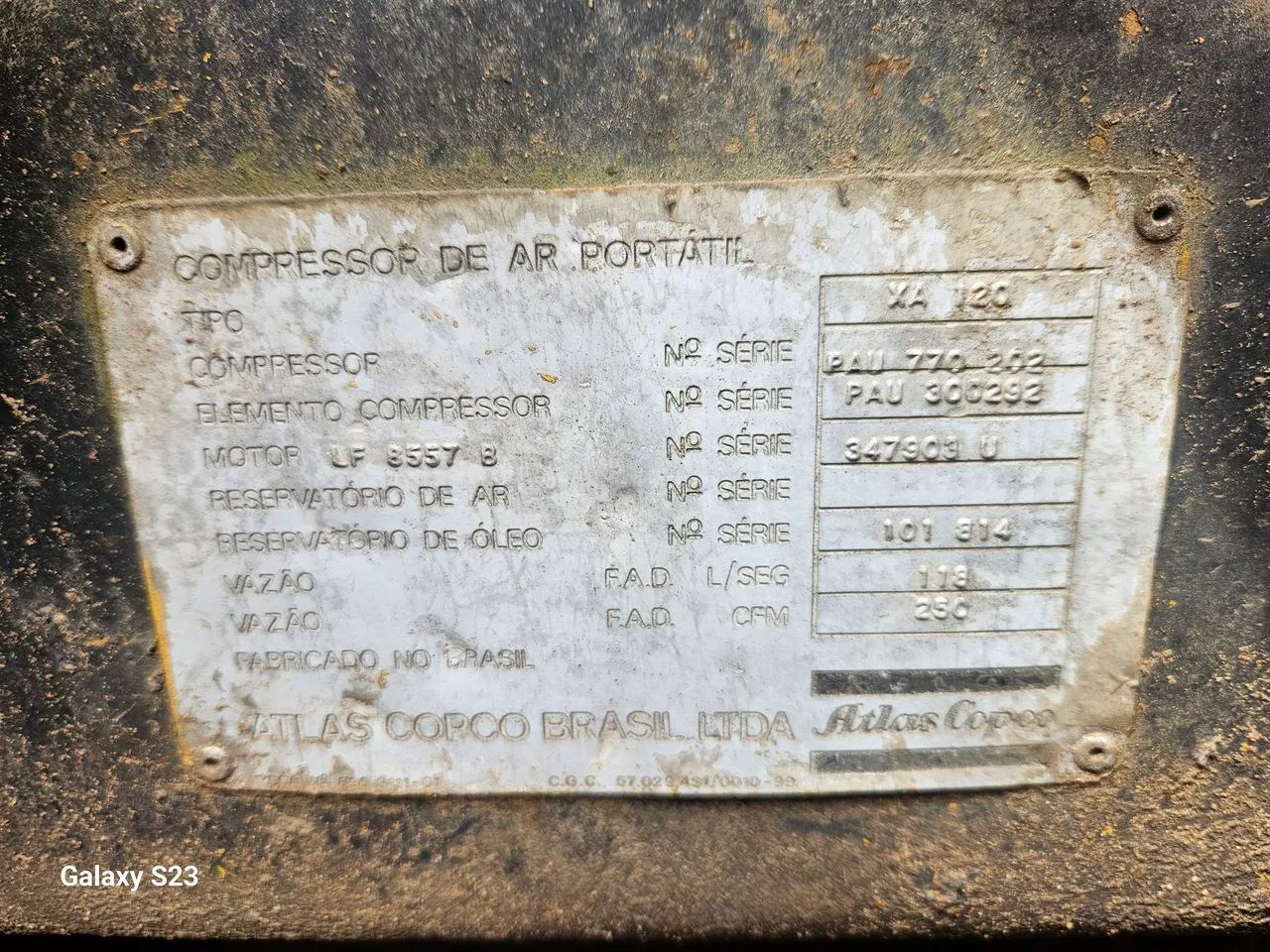 Compressor atlas copco XA 120  - Foto 4