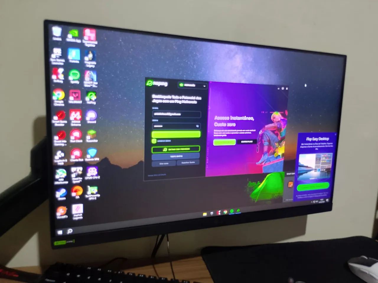 monitor gamer LG ULTRAGEAR 180HZ 1ms GtG 24 polegadas - Foto 3