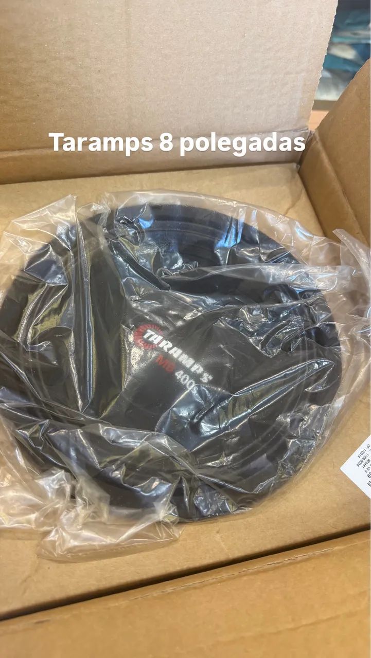 Alto falante taramps 8 polegadas 