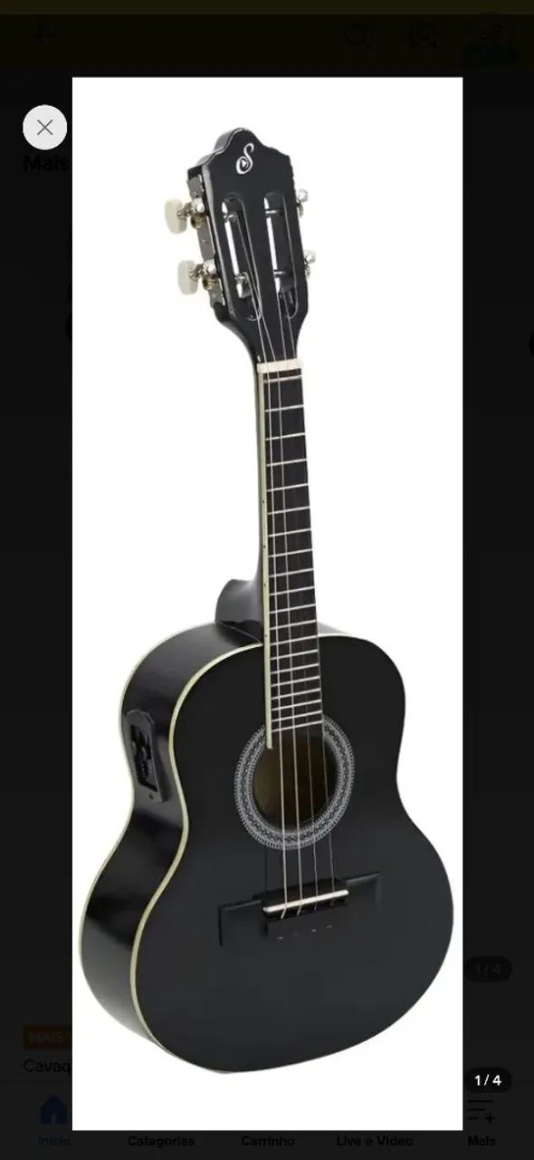 Cavaquinho Giannini Start Preto 