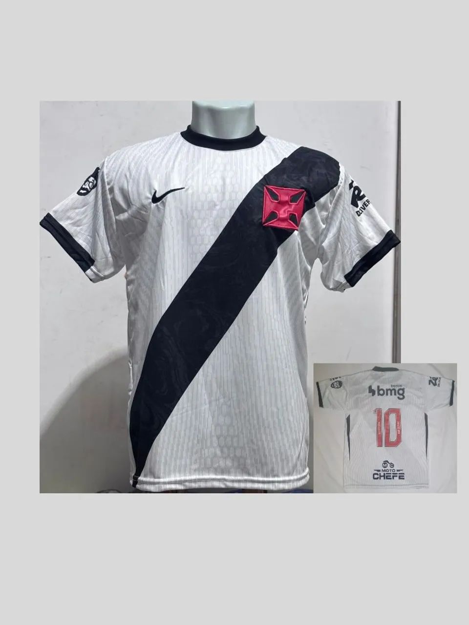 Camiseta do Vasco branca
