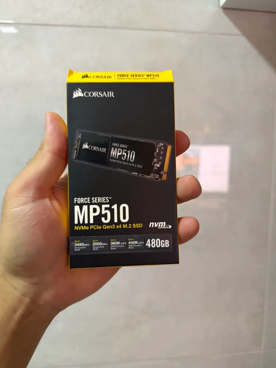 SSD NVME PCI 3.0 CORSAIR 480GB