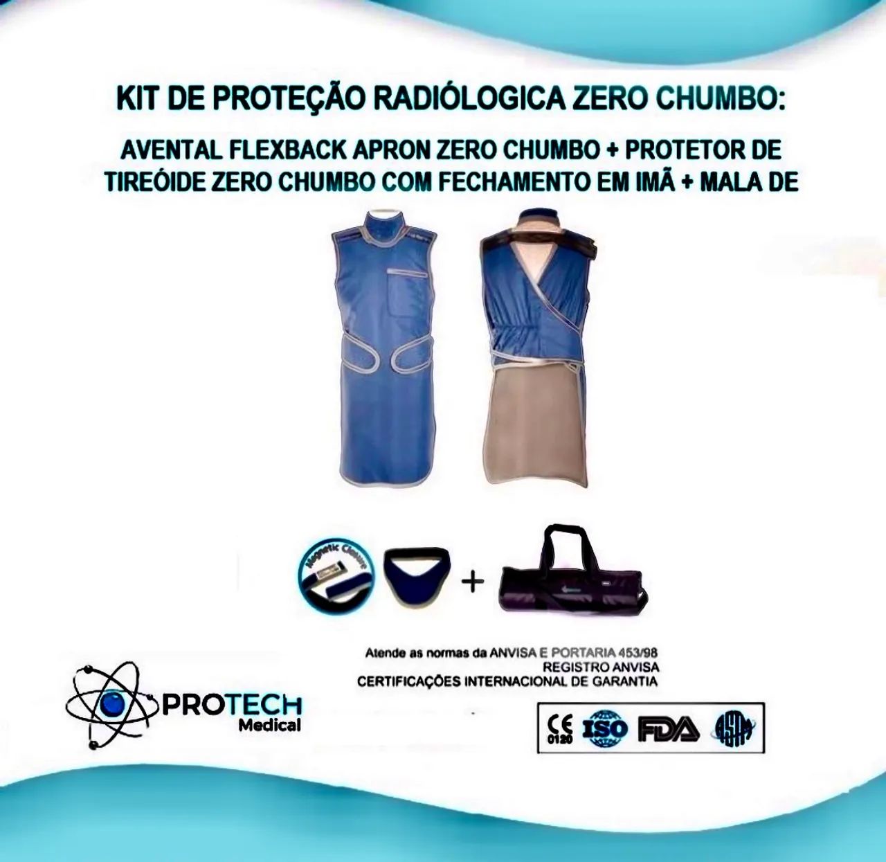 Avental de tungstênio 0.50 