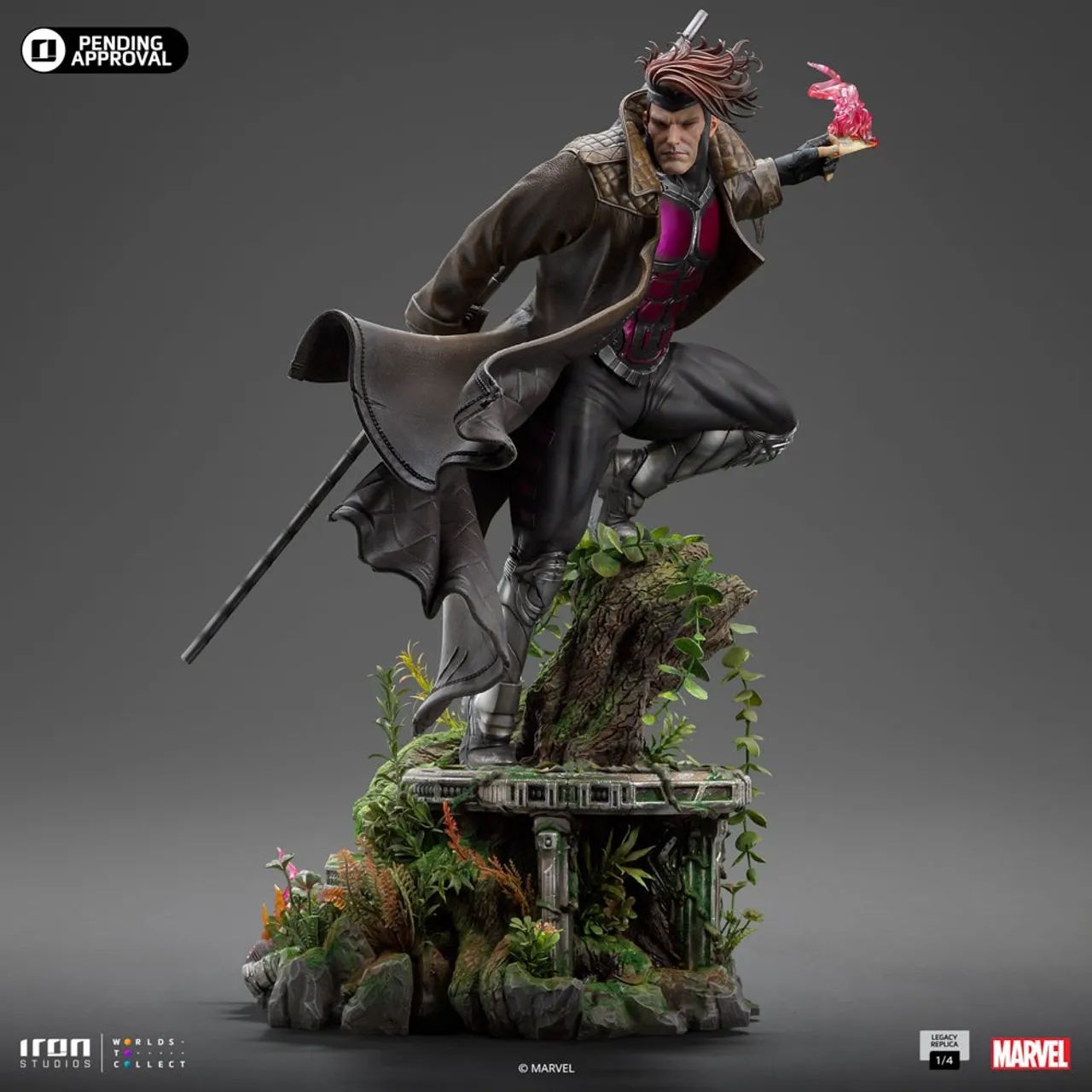 Estátua Gambit Comics - Marvel - Legacy Replica 1/4 - Iron Studios - Foto 3