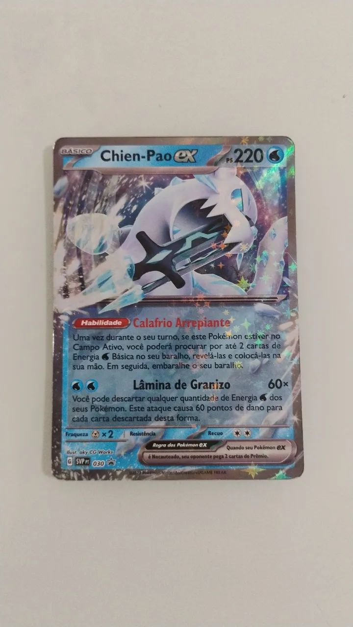 Carta pokémon chien-pao ex