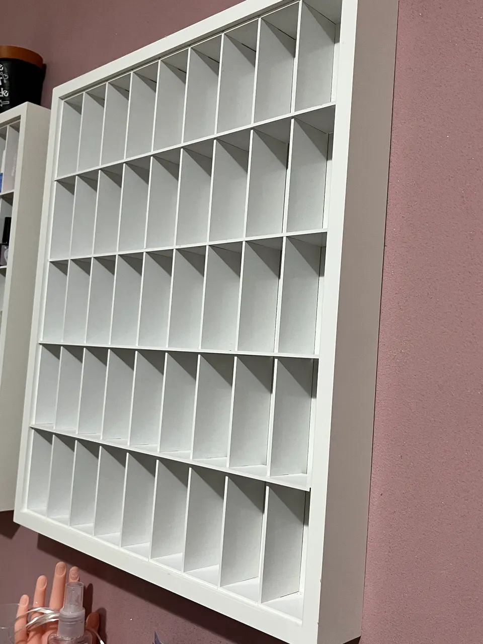 MDF Nail Polish and Cart Display Stand (Used)