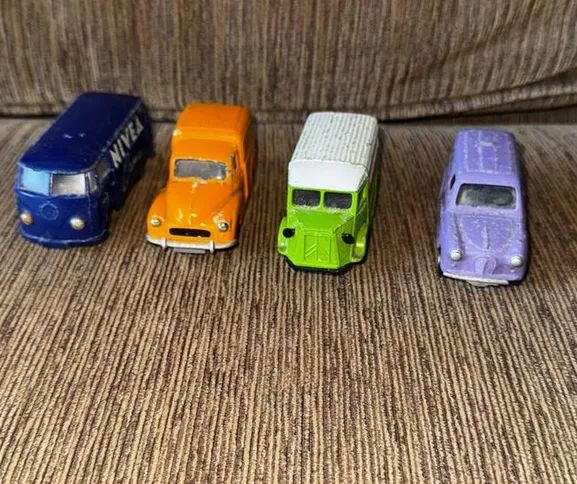 miniaturas kit com 4 diversas marcas - corgi original anos 80 raridade