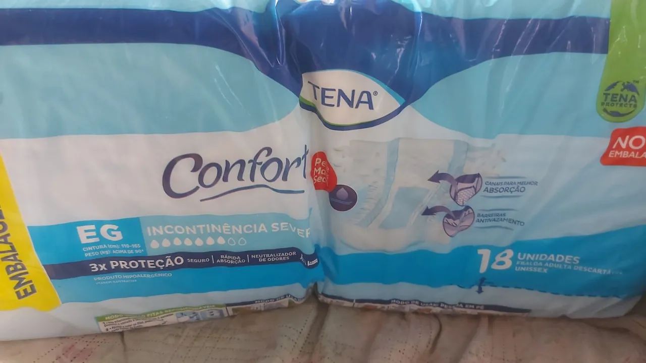 Fralda geriátrica 