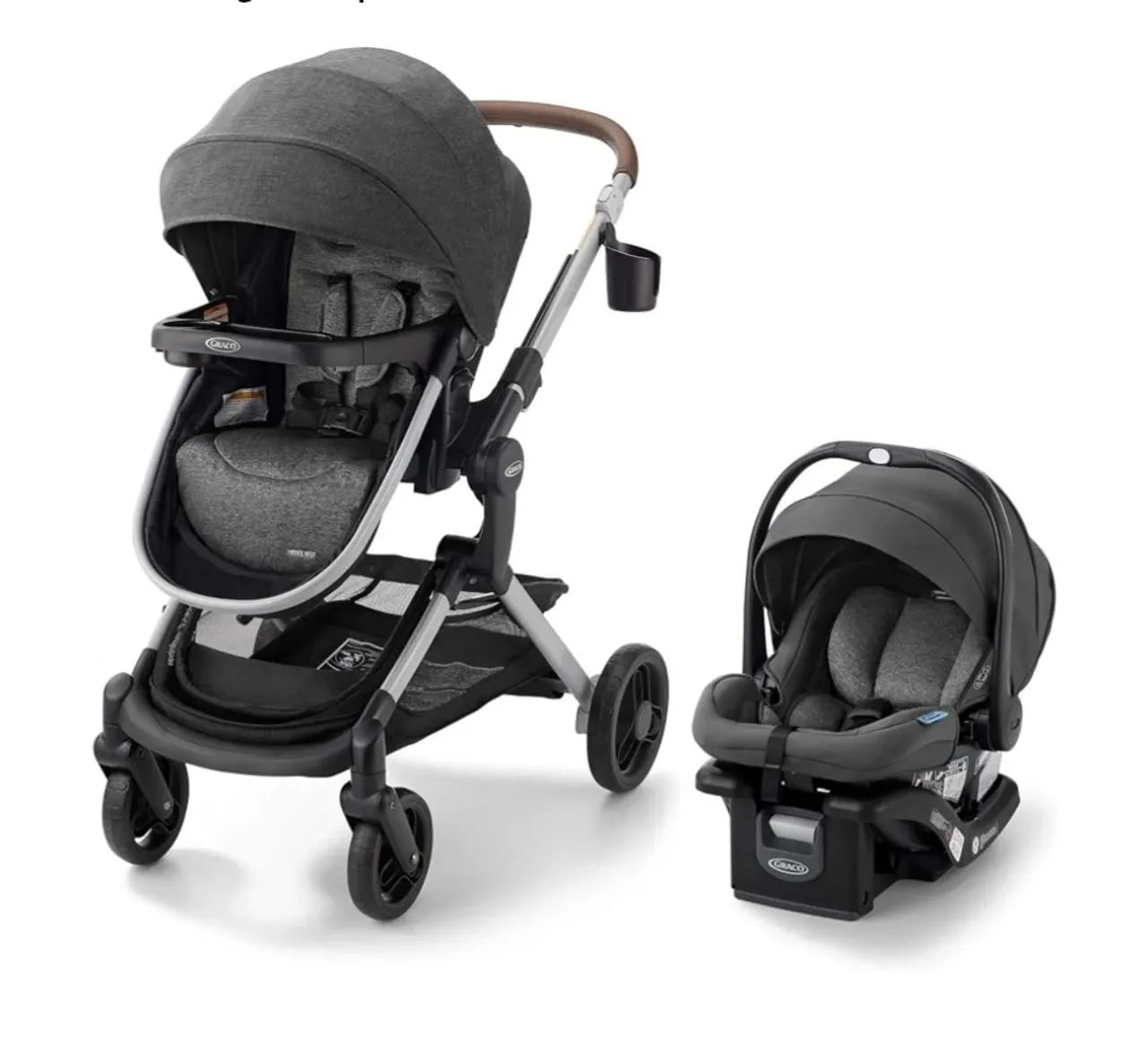 Carrinho de bebê + bebê conforto GRACO